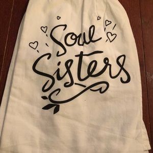Soul sisters tea towel BNWT